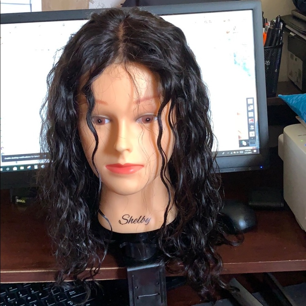14 Inch Brazilian Lace closure Wig